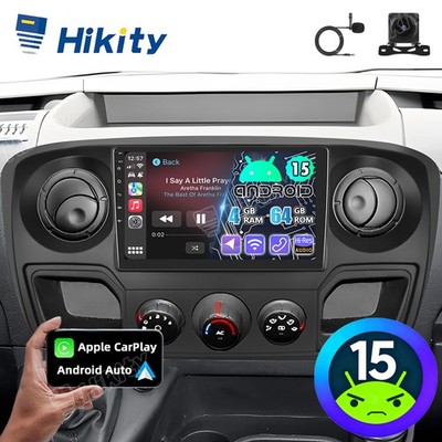 4+64GB Android 15 Autoradio Für Opel Movano B Renault Master 3 Carplay GPS +KAM