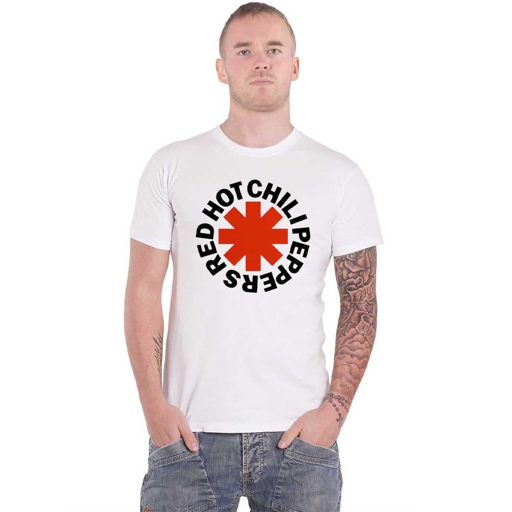 Red Hot Chili Peppers Asterisks Men's White T-Shirt L White