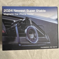 magnetic car phone holder And Sun Visor Cellphone Holder Both New In Box