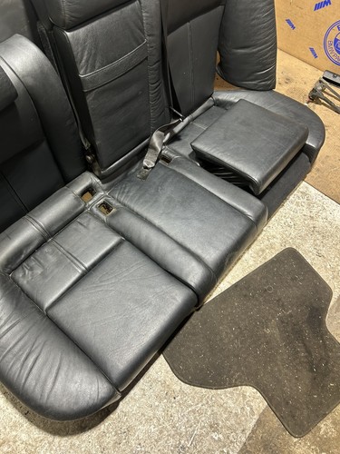 BMW E39 MSPORT BLACK LEATEHR SEATS SET BUILT IN CHILD SEATS TOURING - Picture 2 of 24