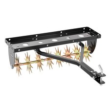 VEVOR 32 in Tow Behind Plug Aerator with Universal Hitch Lawn Spike Aerator Tool