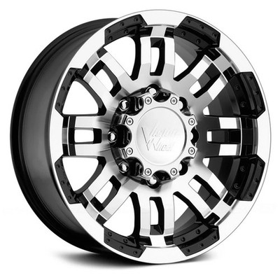 Vision 375 WARRIOR Wheel 18x8.5 (18, 5x114.3, 83) Black Single Rim