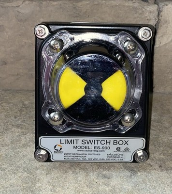RADIUS Valve Limit Switch Box ES-900 NEW