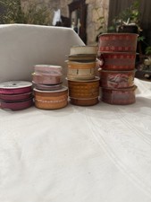 Lot Of Ribbon Assorted 17 Rolls Some Full Some Partial