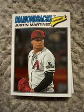 JUSTIN MARTINEZ -2026 Topps Heritage -CHROME WHITE -#-263 -DIAMONDBACKS -FREE SH