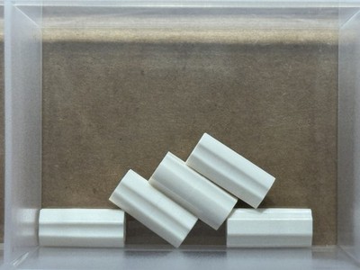 LEGO Parts - White Technic, Axle Connector 2L - No 6538c - QTY 5