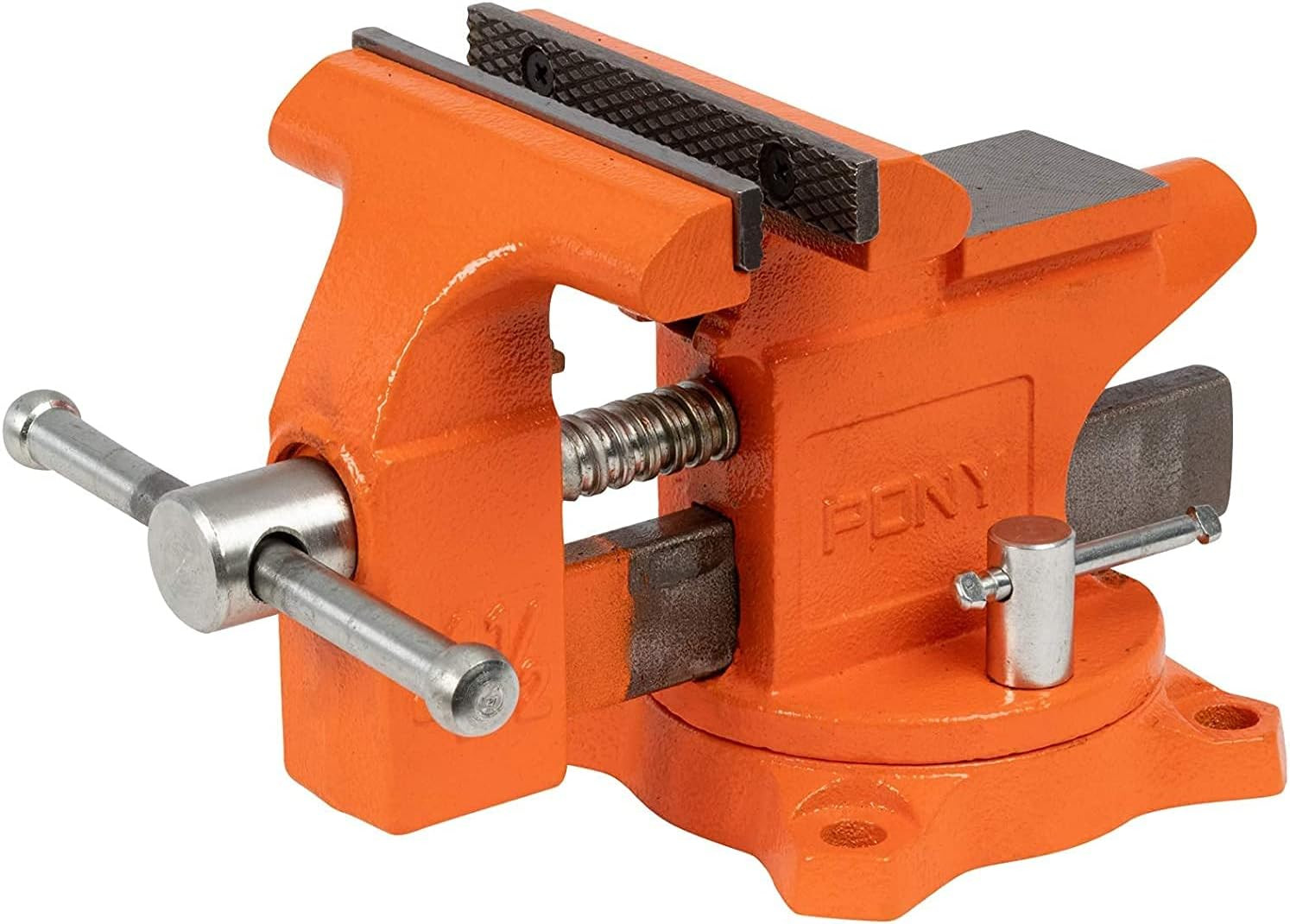 Jorgensen GID-286147 - Morsa Da Banco Leggera Con Base Girevole, 4,5 Cm, Colore: