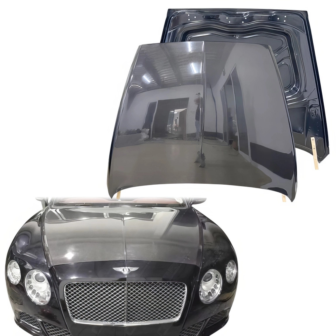 ModeloDrive Carbon Fiber OER Hood 2dr Coupe for Continental Bentley 12-15 model