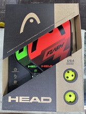 Pickleball Paddle Set 2 Paddles 2 Outdoor Balls Carry Sack Head Flash Pickle