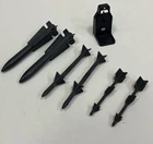 Vintage GI Joe 1983 Skystriker Missiles Seat Sky Striker Vehicle Parts Piece Lot