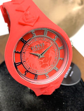 Versus by Versace Women's Watch VSP1R2821 Fire Quartz Red Rubber Band 39mm