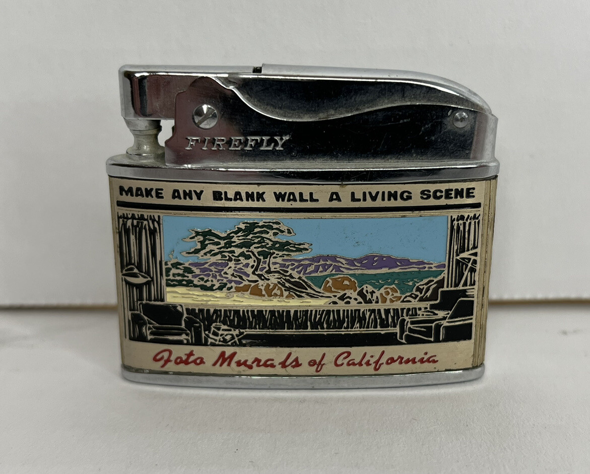 Vintage 1950s Firefly Super Lighter “Foto Murals of California