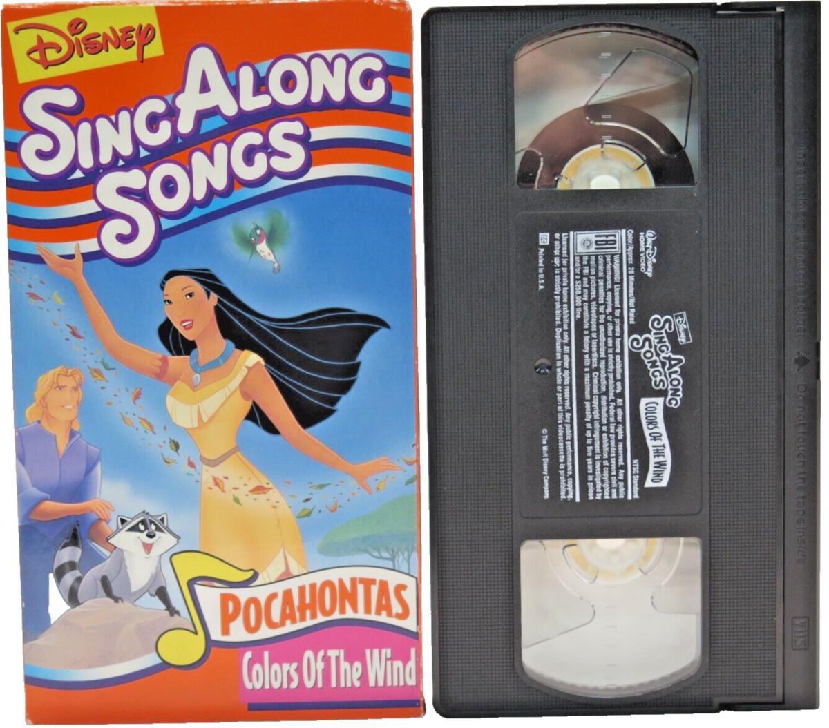 Disney's Sing Along Songs Pocahontas Colors of the Wind 1995