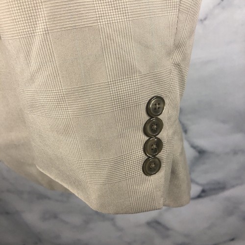 Geoffrey Beene Men's Tan Classic Regular Fit Solid Suit Blazer Jacket 42R - Picture 8 of 11