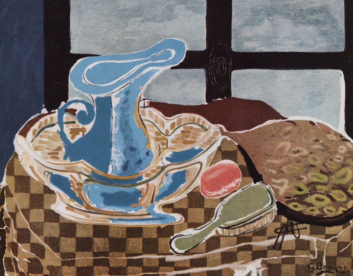 Super 1956 Georges BRAQUE Vintage SIGNED Lithograph LA
