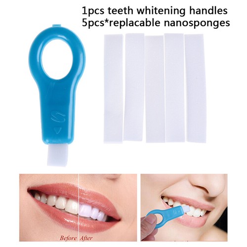 Teeth White Tooth Beauty Clean Teeth Eraser Whitening Polishing Stains Remov#7H - Zdjęcie 1 z 11