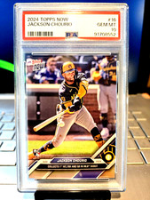 2024 Topps Now Jackson Chourio Rookie 1St Home Run #16 Gem Mt. 10 