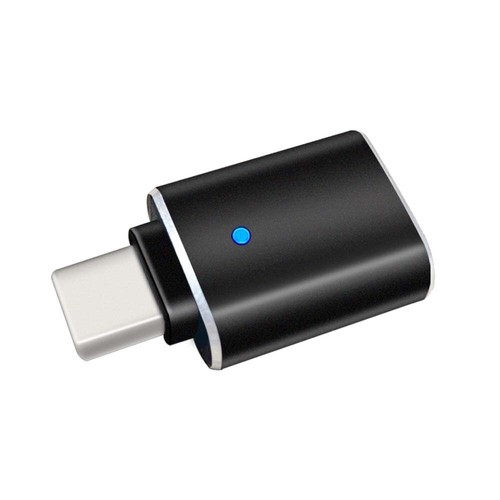 Adaptador convertidor LED tipo C macho a USB A hembra para iPhone 15 Plus 15 Pro Max - Imagen 8 de 15