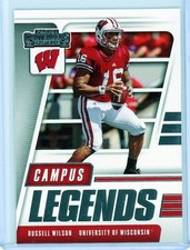 Russell Wilson - 2021 Panini Contenders Draft Picks Campus Legends insert card