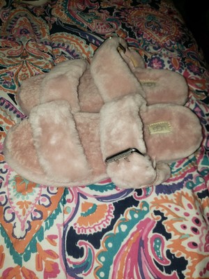ugg fuzz yeah pink crystal