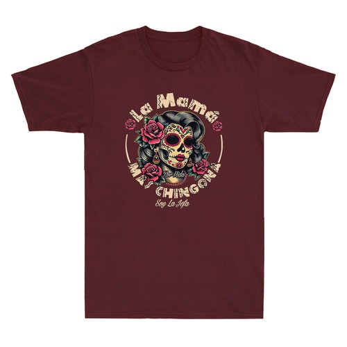 T-shirt unisexe vintage La Mama Mas Chingona drôle graphique bonne fête des mères cadeau - Photo 8/8
