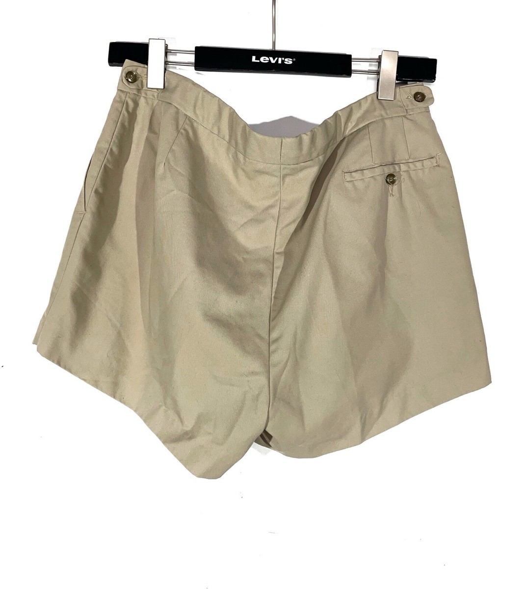 海外限定アイテム 希少デザイン FRED PERRY Line Short Pants Fred Perry Tennis Vintage Beige Shorts Made In Hong Kong