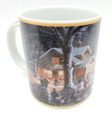 The Hadley Collection Terry Redlin Art Coffee Mug Cup "Winter Wonderland" USA