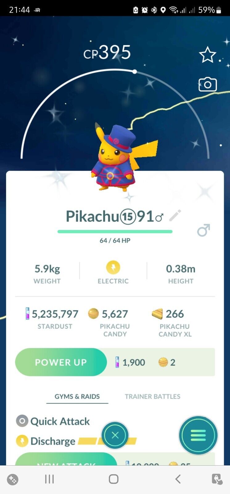 Shiny Pikachu ( World Championships ) Pokemon Trade Go