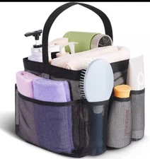 Mesh Shower Caddy Portable for College Dorm Room Essentials, Shower Caddy