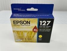 Genuine Epson T127420 127 Yellow High-capacity Ink cartridge WF-3520 3540