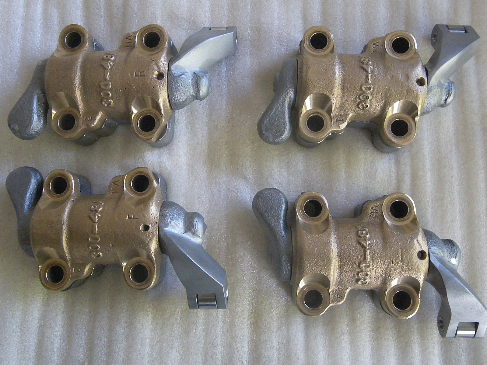 Panhead "ROLLER" Rocker Arms (4) "Blueprinted" OEM Blocks SHIPS in 3