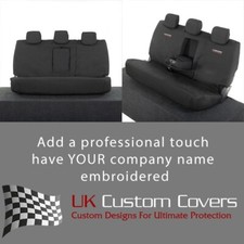 Ford Ranger Raptor (2012-2016) Heavy Duty Rear Seat Covers Embroidery 305 Bem