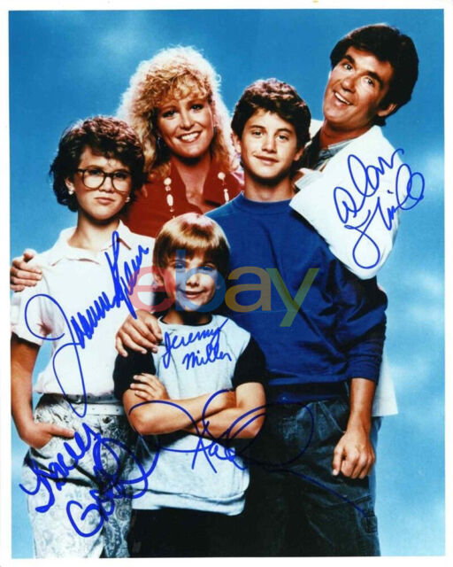 Growing Pains Cast by 5 Autographed Signed 8x10 Photo reprint Growing Pains Cast by 5 Autographed Signed 8x10 Photo reprint