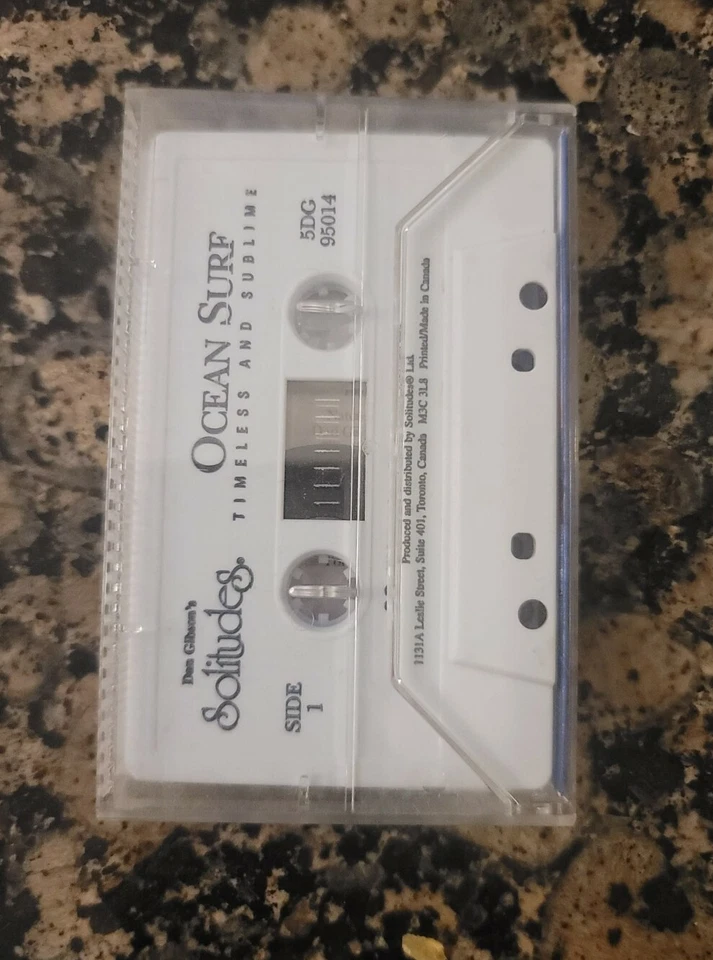 Vintage Cassette tape Ocean Surf Timeless and Sublime Ambient Music Waves USA Foto 2 de 2