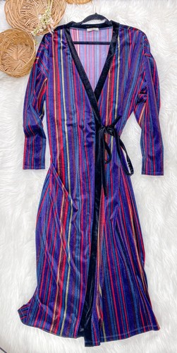 Zara Crossover Wrap Dress Maxi Velvet 