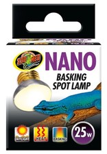 ZOO MED NANO BASKING SPOT LAMP - 25 WATT - SL-25N