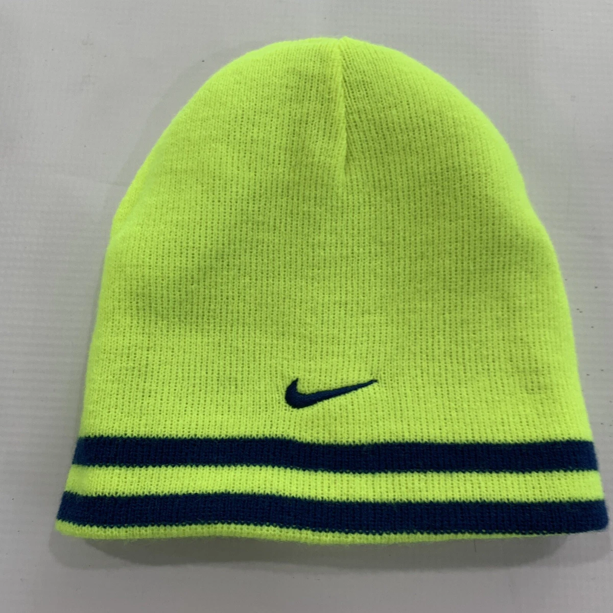 yellow nike beanie