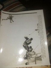 BOBBY HULL 1966 PHOTO 51 GOALS RECORD NHL HOCKEY CHICAGO BLACKHAWKS STAN MAKITA