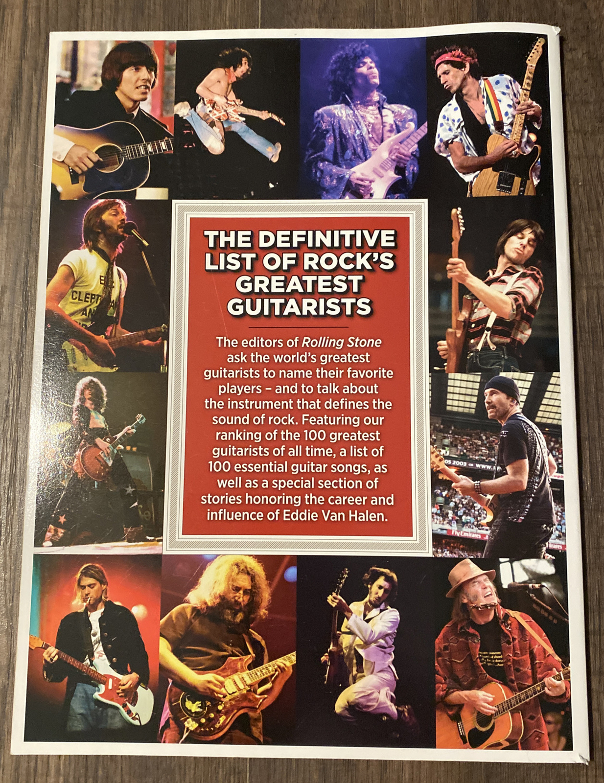 Rolling Stone Magazine Special Commemorative Issue Remembering Eddie