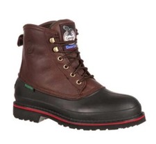 Georgia Boot Muddog Waterproof Steel Toe 6 Inch Work Boots Size 12W New