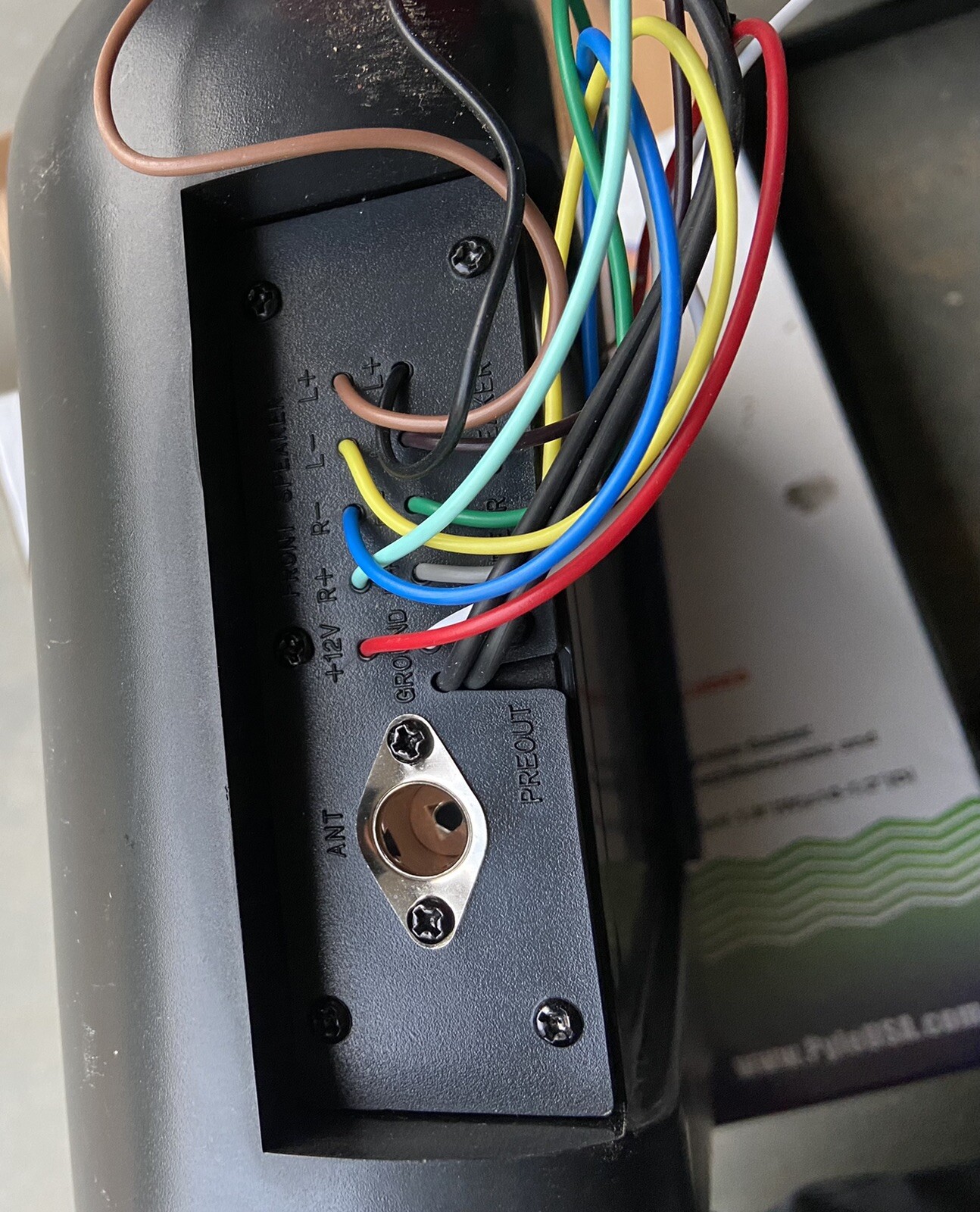 Pyle PLMRCB3 Waterproof Uni Boat Pontoon Marine Stereo Radio Housing Case Cover eBay