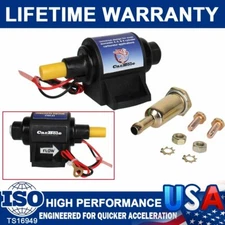 4-7 PSI Universal Electric Fuel Pump For w/Carburetor 35 GPH 12V Micro Fuel Pump