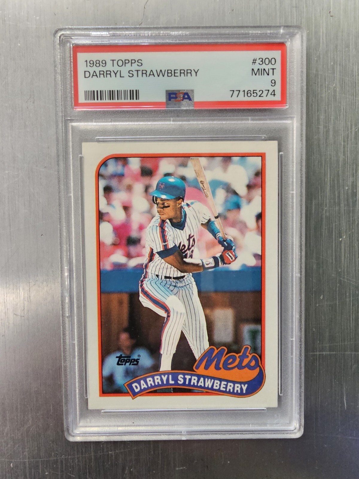 1989 Topps Darryl Strawberry #300 PSA 9 MINT