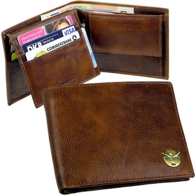 CHIEMSEE Herren Geldbörse Leder Braun Wallet Portemonnaie Geldtasche Geldbeutel - Bild 1 von 4
