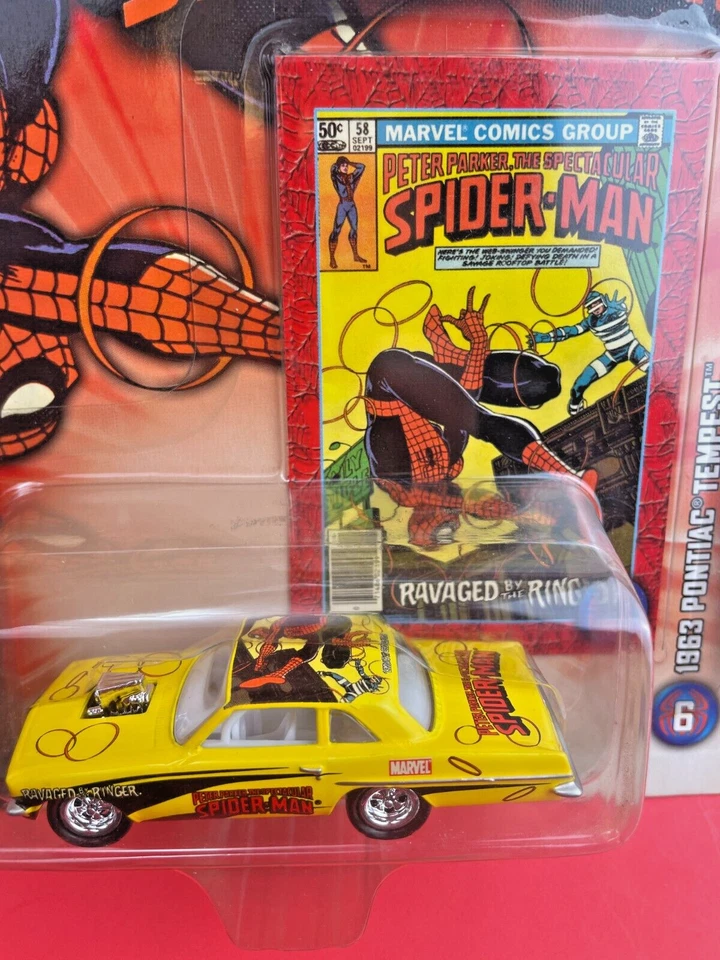 Pontiac Tempest Johnny Lightning Mavel 1963, Spiderman sellado nuevo zz Foto 4 de 4