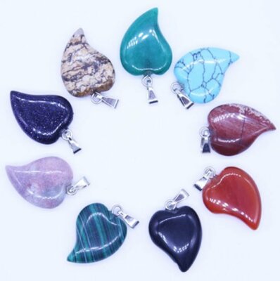 30Pcs Czech Gold Foil Lampwork Glass Sakura Petals Pressed Beads 11x15mm HH6867