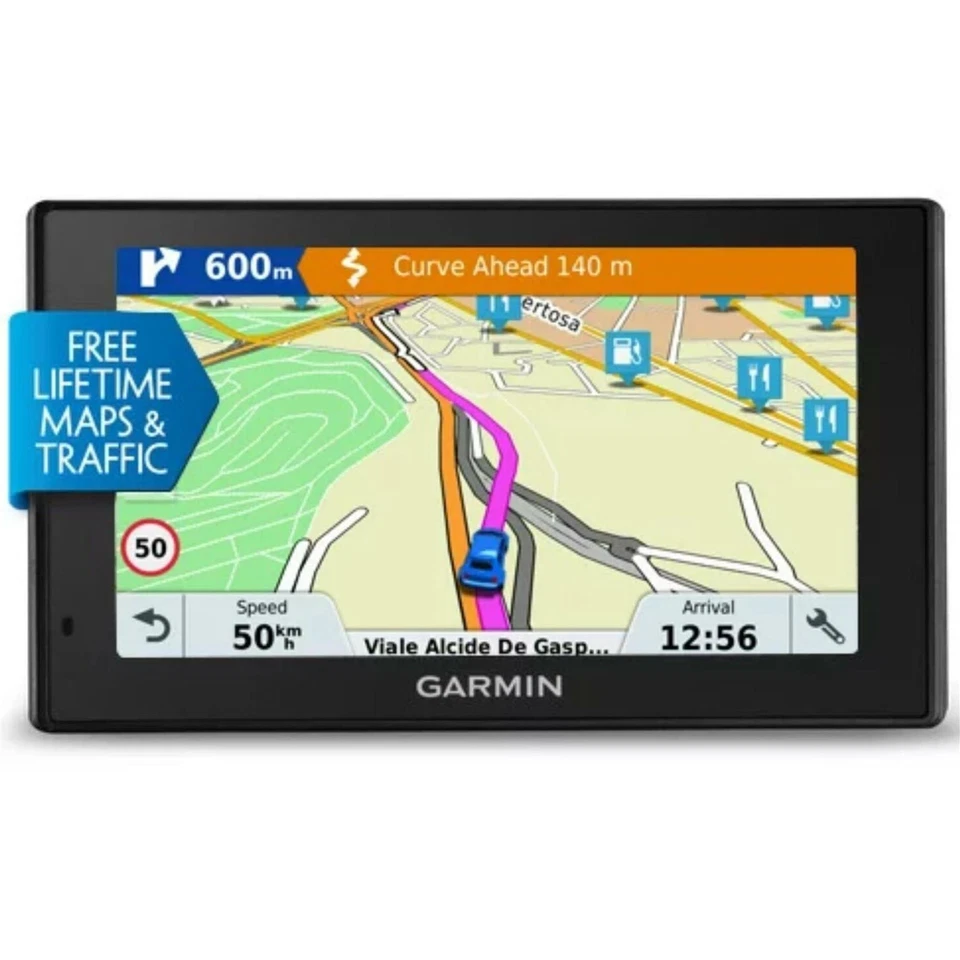 Garmin Drivesmart 51 LMT-S 5-inch GPS Sat Nav │ Lebensdauer UK & Eu Karten - Bild 3 von 4