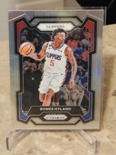 2023-24 Panini Prizm #56 Bones Hyland Silver Prizm LA Clippers