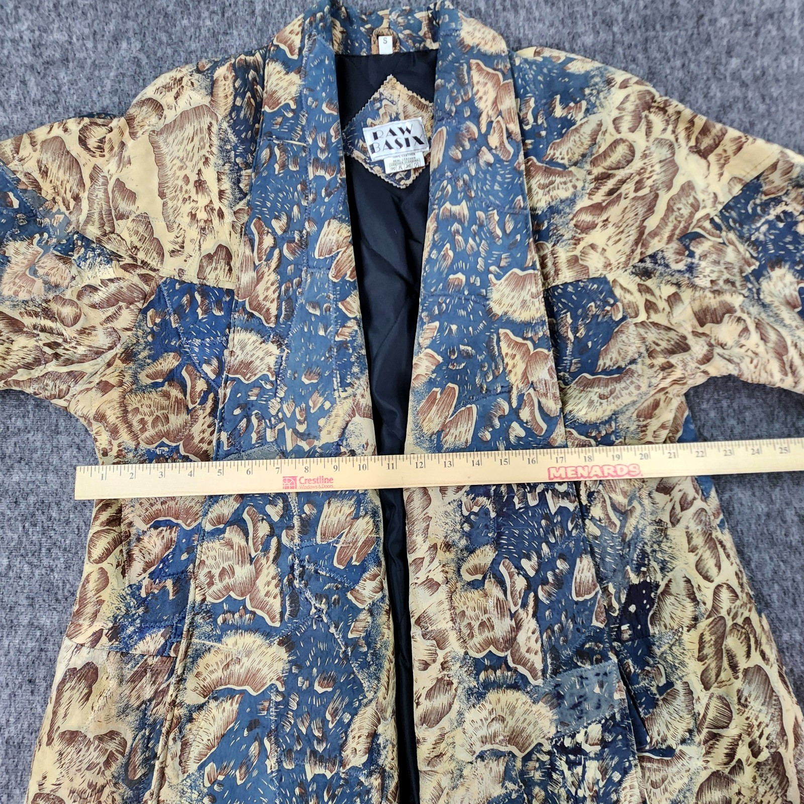 Vintage Raw Basix Womans Small Patchwork Leather … - image 16