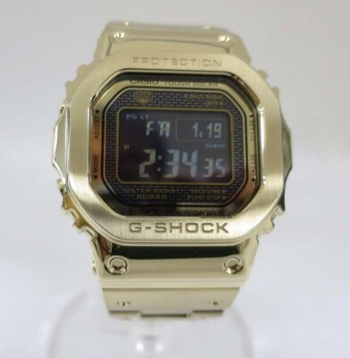 Casio G-shock GMW-B5000TFG-9 35th Golden Color Digital stainless
